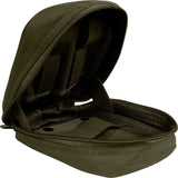 viper green lazer medium molle utility pouch with clamshell opening