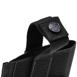 viper vx black pistol sleeve with press stud thumb break retainer