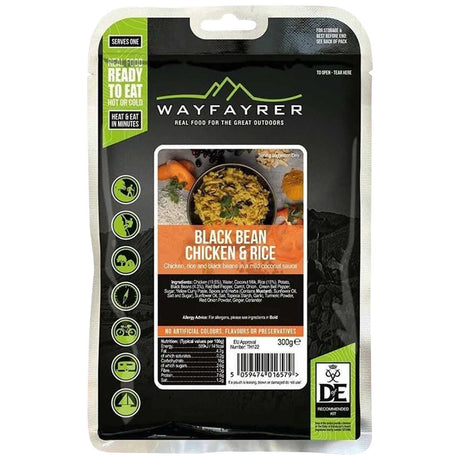 wayfayrer black bean chicken rice ready to eat meal