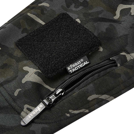 zipped arm pocket on kombat black btp spec ops hoodie