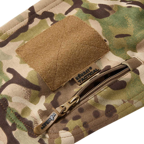 zipped arm pocket on kombat btp camo spec ops hoodie