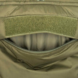 zipped chest pocket on snugpak olive tactical softie jacket