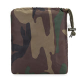 MFH Waterproof Ripstop Poncho Woodland Camo Pouch