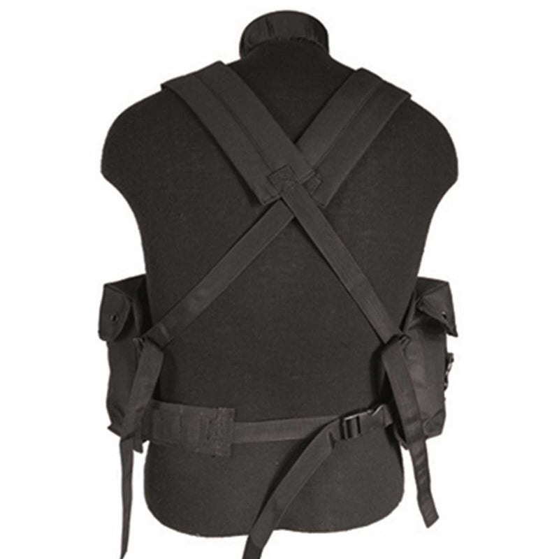 Mil-Tec Chest Rig Black - Free UK Delivery | Military Kit