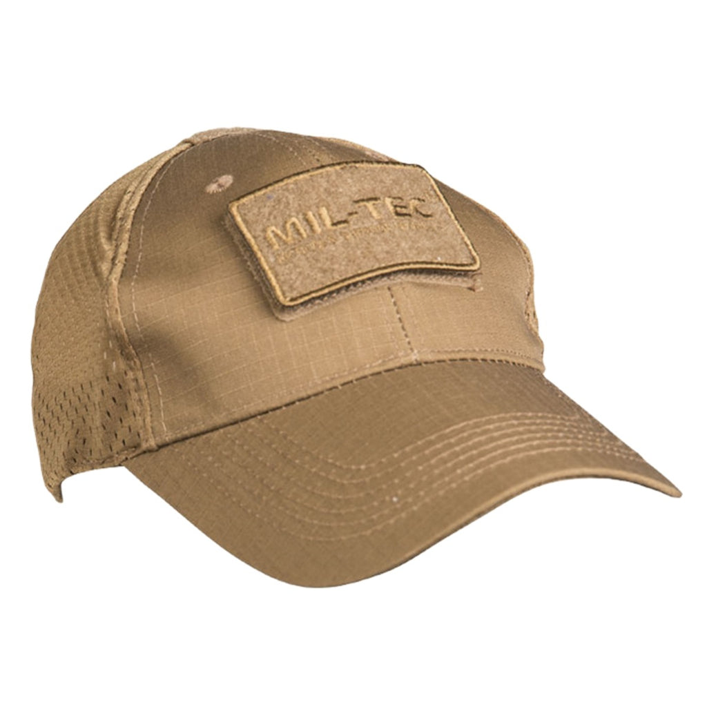 Mil Tec Mesh Baseball Cap Dark Coyote