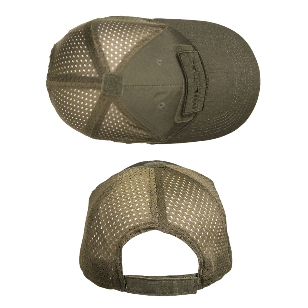 Trade Winds Olive Drab Mesh Tactical Operator Cap - Adjustable Strap, Unisex