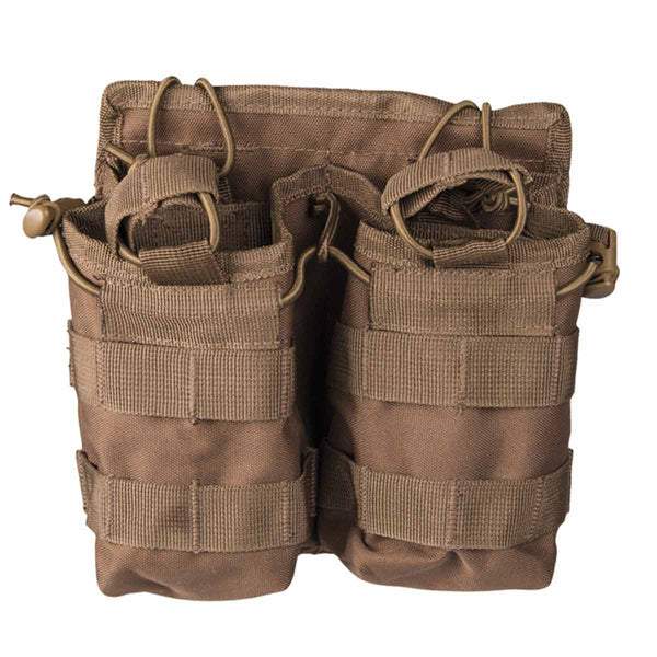 thumbnail image 2 of FIRE FORCE USMC Coyote Brown Double Mag Pouch – 5.56 NATO, Fair Condition, Functional 2 of 5