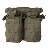 Mil-Tec Open Top Double Ammo Pouch Olive Green Front