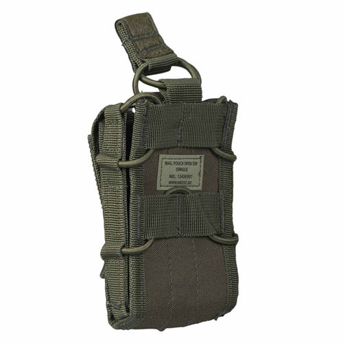 Mil-Tec Open top Single Magazine Pouch Olive Green