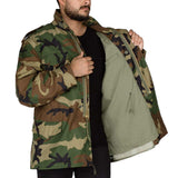 alpha industries inner pocket of woodland camo m65 jacket