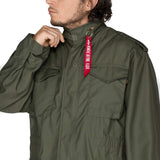     alpha industries m65 field jacket olive green collar