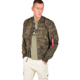 alpha industries ma-1 tt flight jacket olive camo
