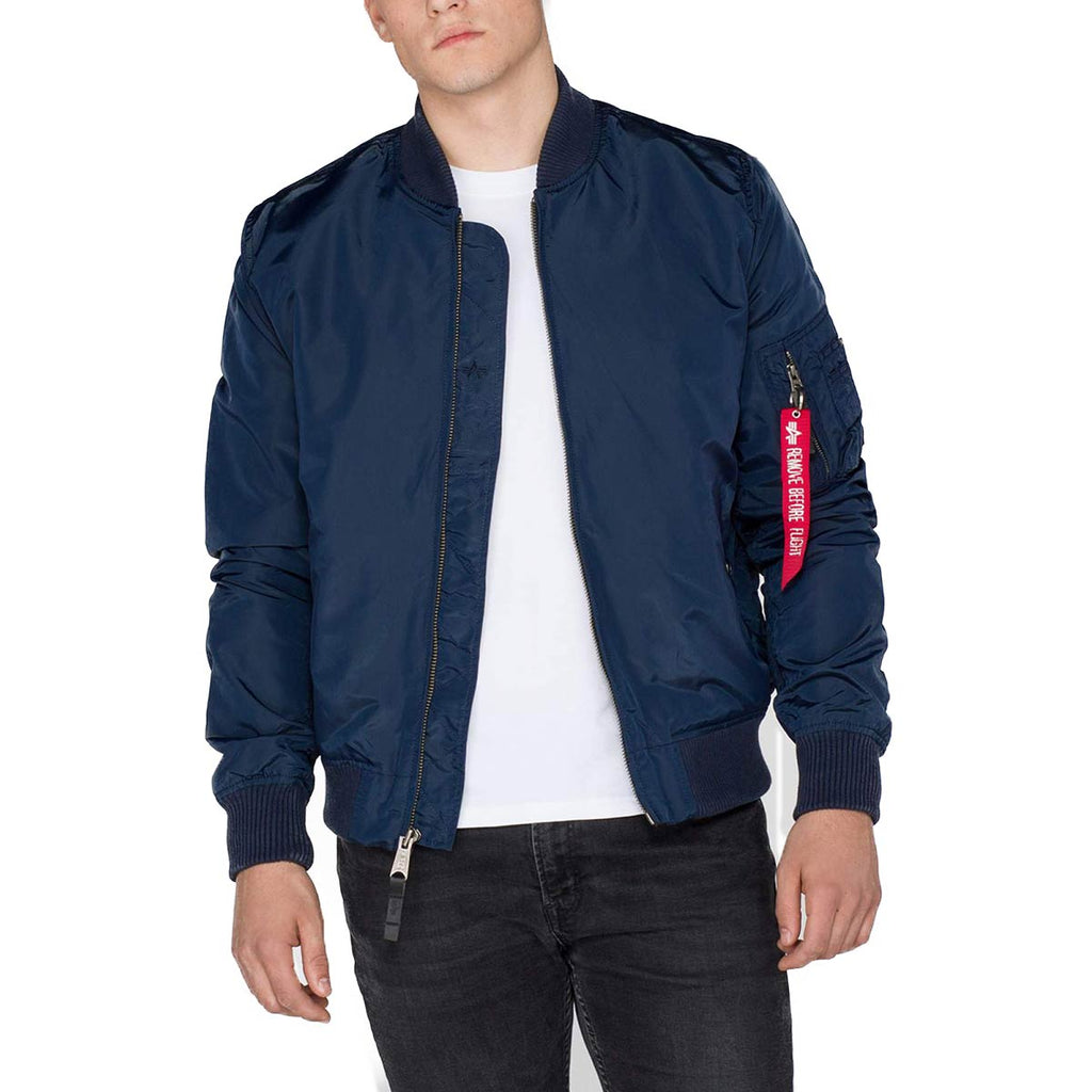 Alpha Industries MA 1 TT Bomber Jacket Rep Blue Military Kit
