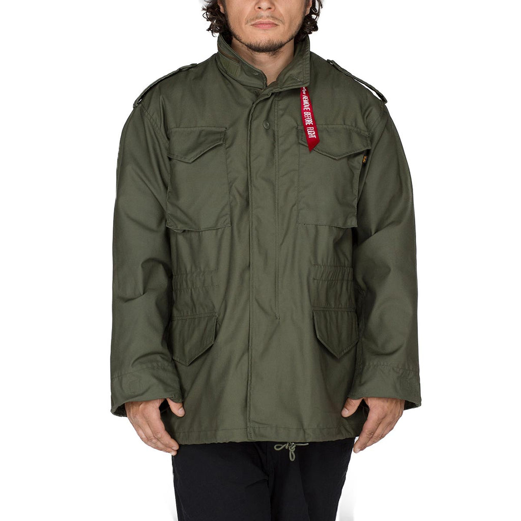 Alpha Industries M65 Field Jacket Olive Green Military Kit