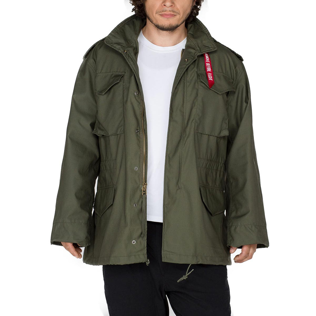 Alpha Industries M65 Field Jacket Olive Green Military Kit