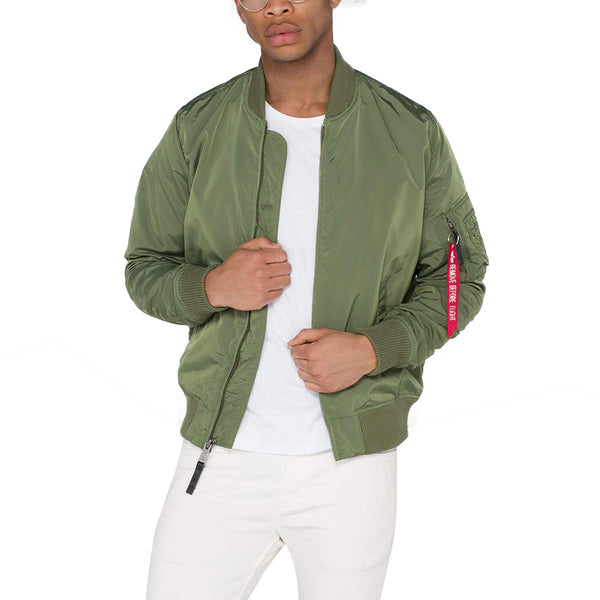 ALPHA MA-1 flight bomber jacket green 短丈 Alpha Industries MA-1 TT Bomber Jacket Sage Green | Military Kit