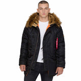 alpha industries black n3b vf59 parka