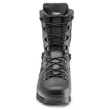 front view of altberg black jungle boots