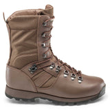 side view of brown altberg jungle boots
