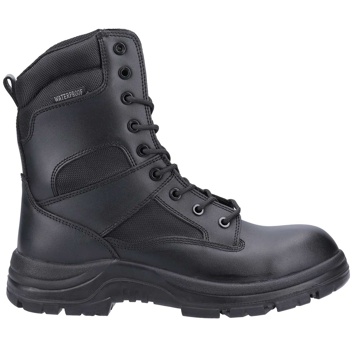 Black high combat boots clearance