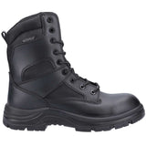 amblers waterproof combat boot black high lace up