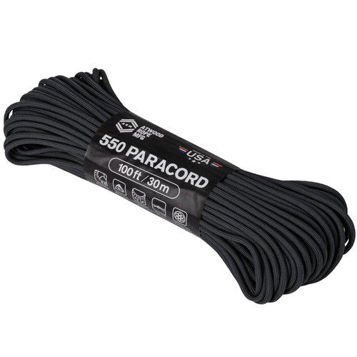 atwood 550 paracord 100ft black