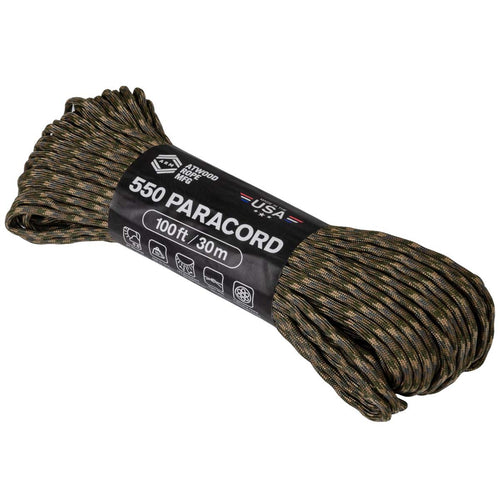 atwood 550 paracord 100ft multicam