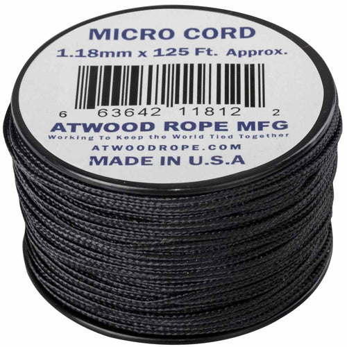 atwood micro cord 125ft black