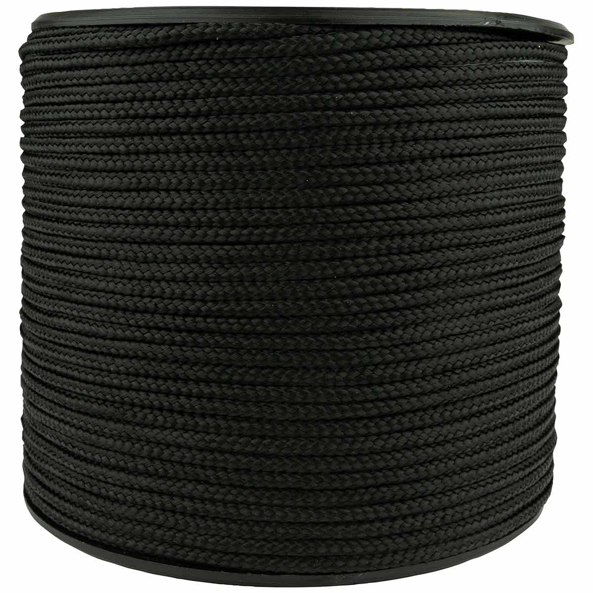 black 3mm web tex paracord 100m