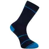 blue rambler walking socks navy terry knit inner 2 pack