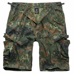 Brandit Pantaloncini Cargo Ripstop - Pratici E Resistenti, Con Tasche Multiple E Cintura Regolabile