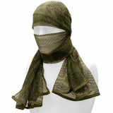 brandit commando mesh scarf woodland headgear
