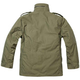 Rear of Brandit M-65 Classic Field Jacket Olive Green