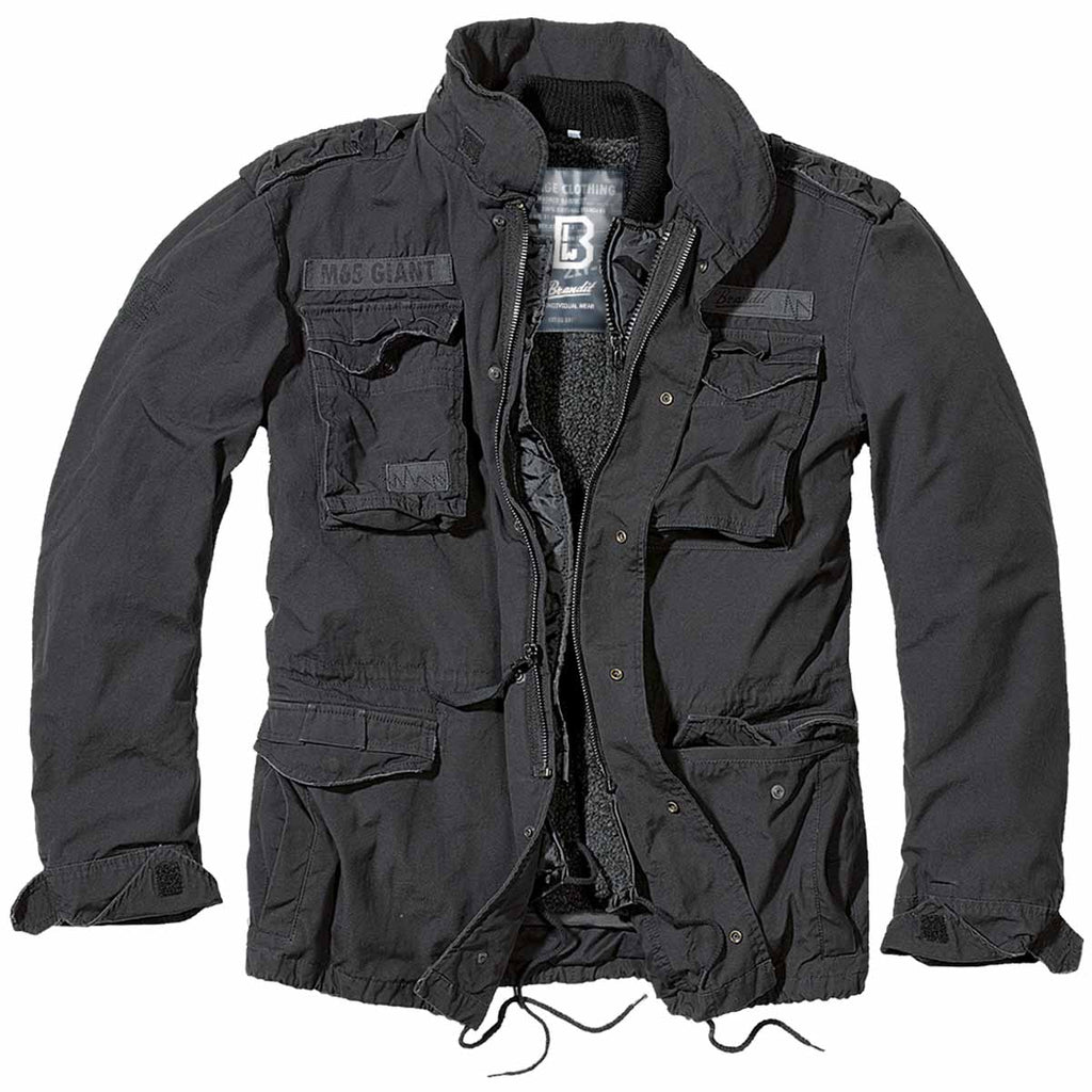 Brandit M-65 Giant Jacket Black - Free Delivery | Military Kit