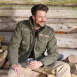 brandit m65 giant jacket with full zip olive green