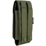 brandit molle phone pouch large olive green rear