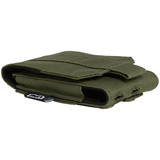 brandit molle phone pouch medium olive green cable entry