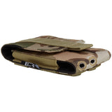 brandit molle phone pouch medium tactical camo cable entry