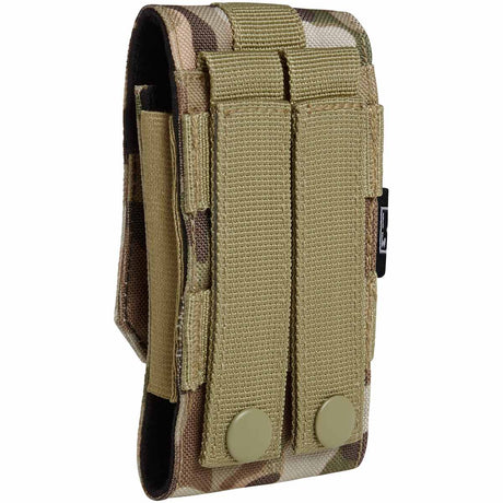 brandit molle phone pouch medium tactical camo rear