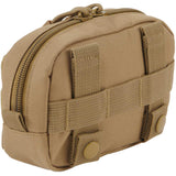 rear of brandit compact molle pouch camel