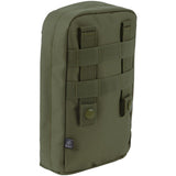 rear of brandit snake molle pouch olive green