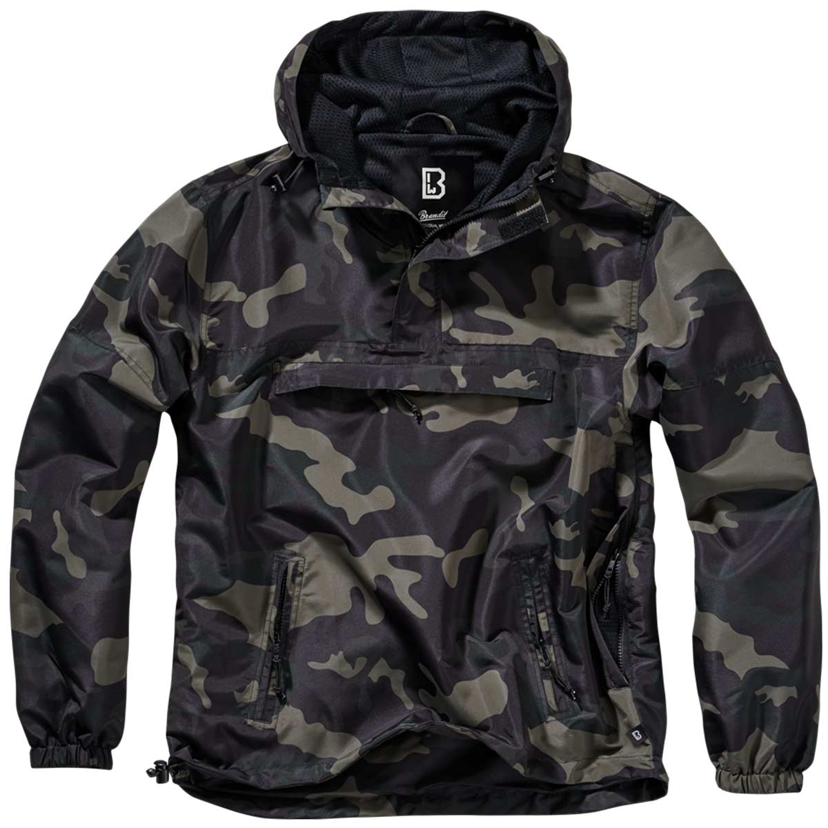 brandit summer windbreaker jacket dark camo