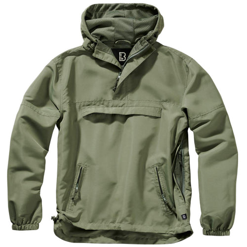 Brandit Summer Windbreaker Jacket Olive - Free Delivery | Military Kit