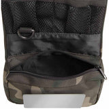 brandit toiletry bag medium dark camo main pouch