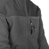 breast pocket grey classic fleece helikon zipped