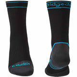 front back of bridgedale stormsock midweight boot black
