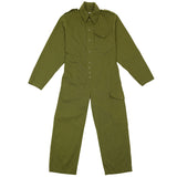 british army coveralls greenm press stud closure