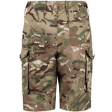british army surplus combat shorts mtp camo rear