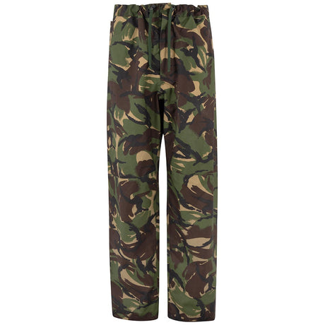 mvp british army woodland goretex wet weather trousers grade 1 front