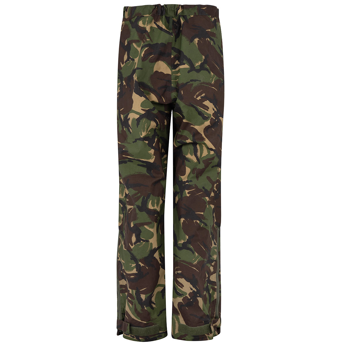british army woodland mvp goretex wet weather trousers grade 1 rear velcro ankle